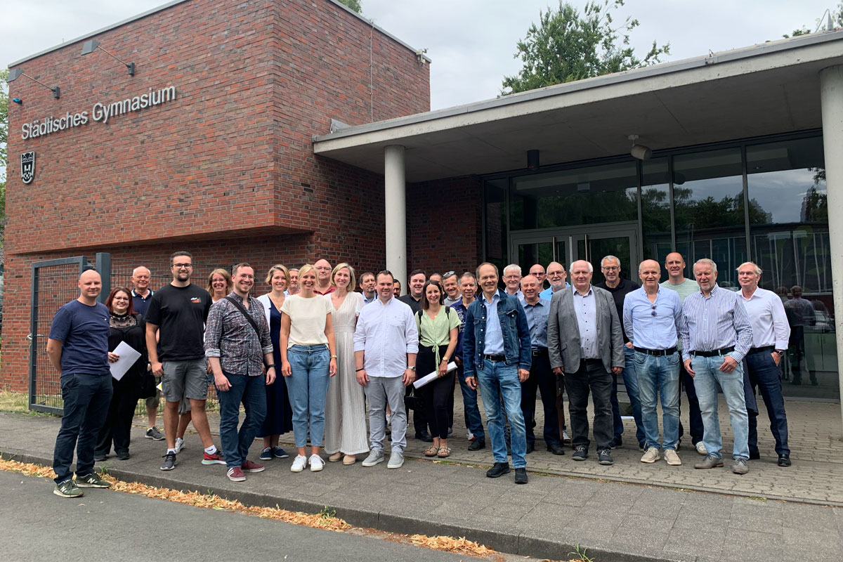 Schulbesichtigung 2025 am Städtischen Gymnasium